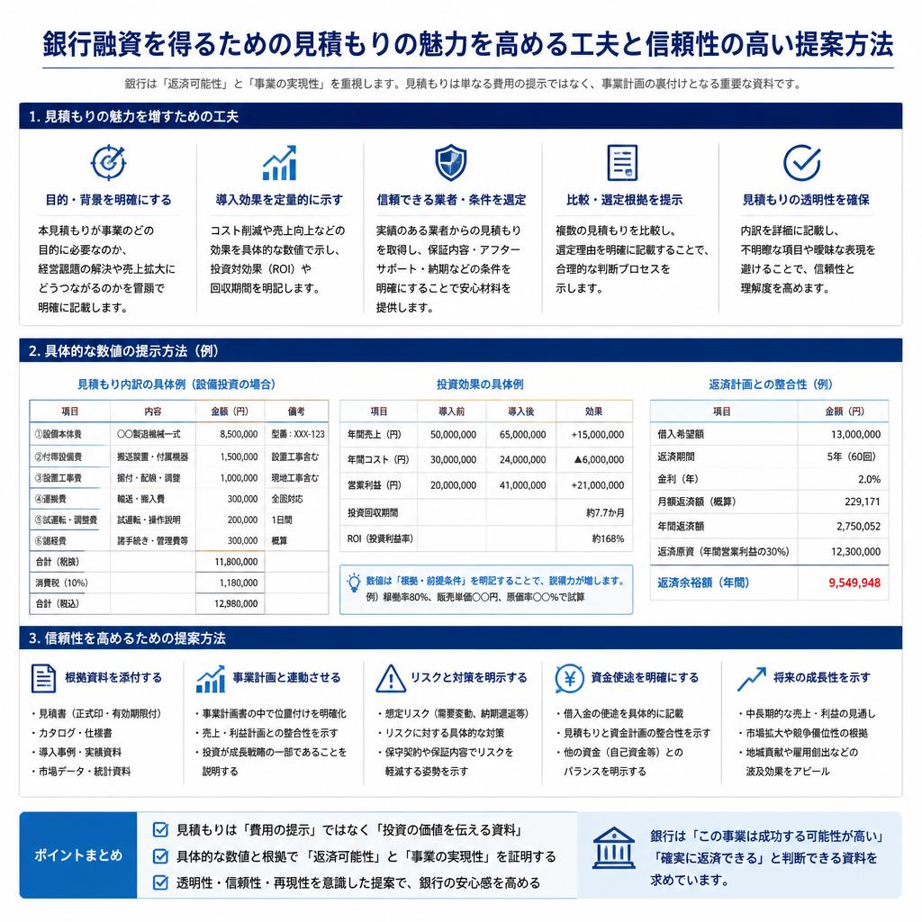 3. 成功する見積もりの工夫・コツ