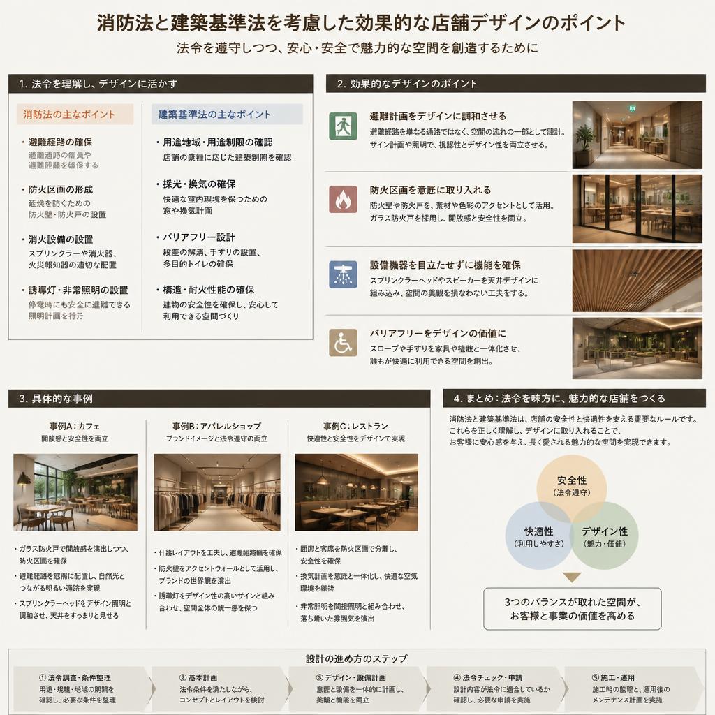 法令遵守を実現するための店舗デザイン