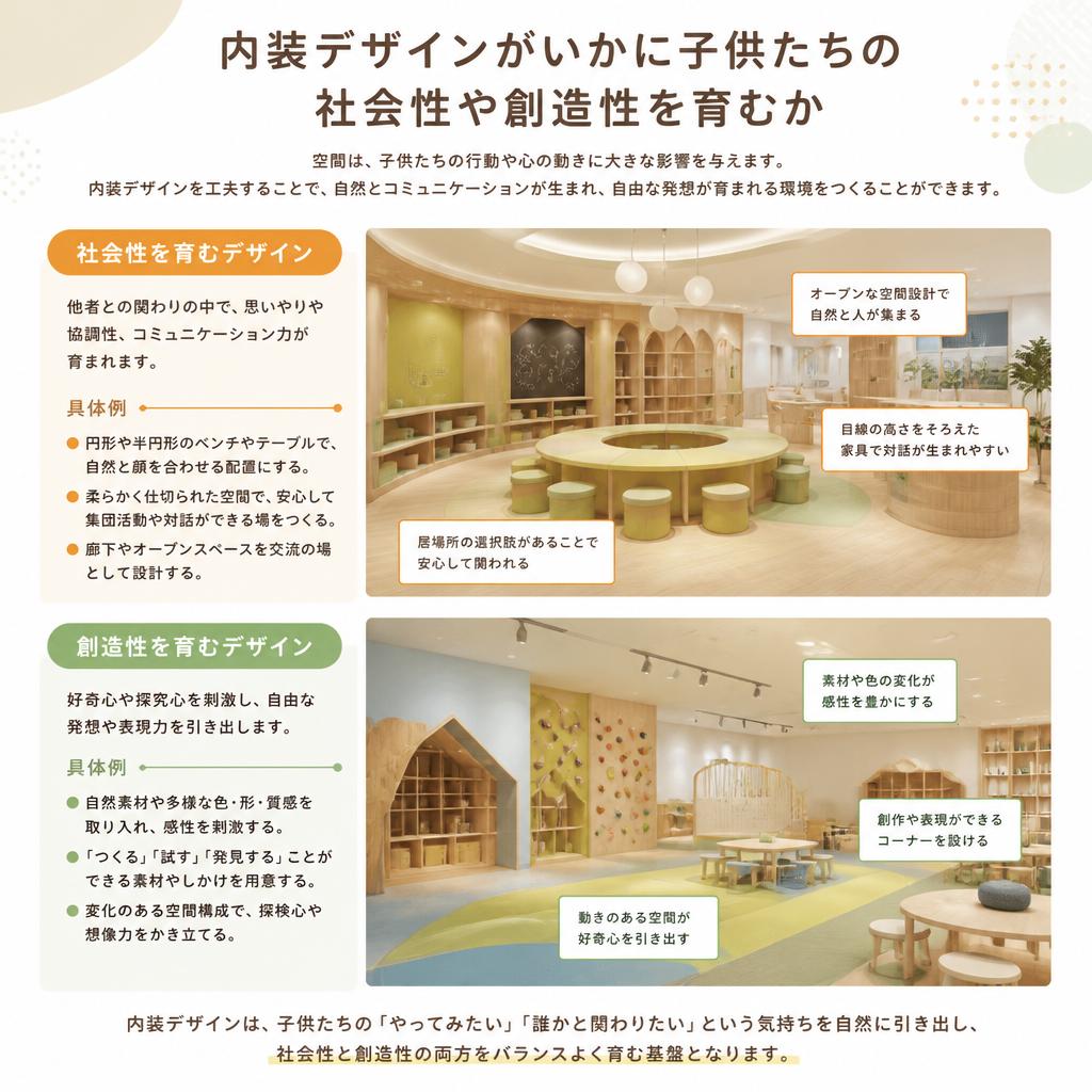 子供たちのコミュニケーションを促進する空間づくり