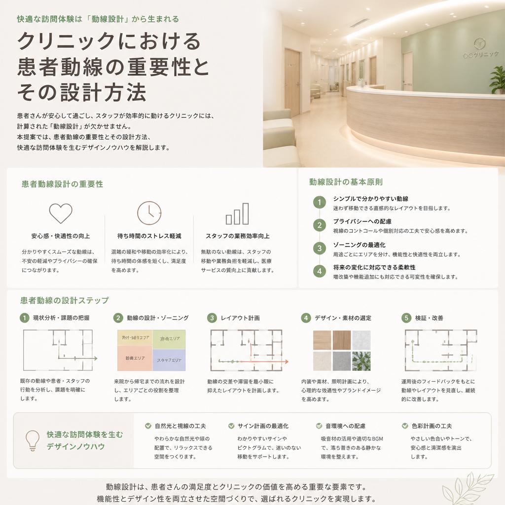 患者を意識した動線設計